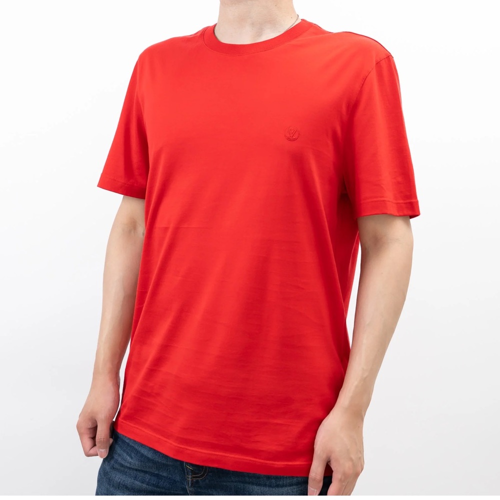 Men’s Louis Vuitton red T-shirt